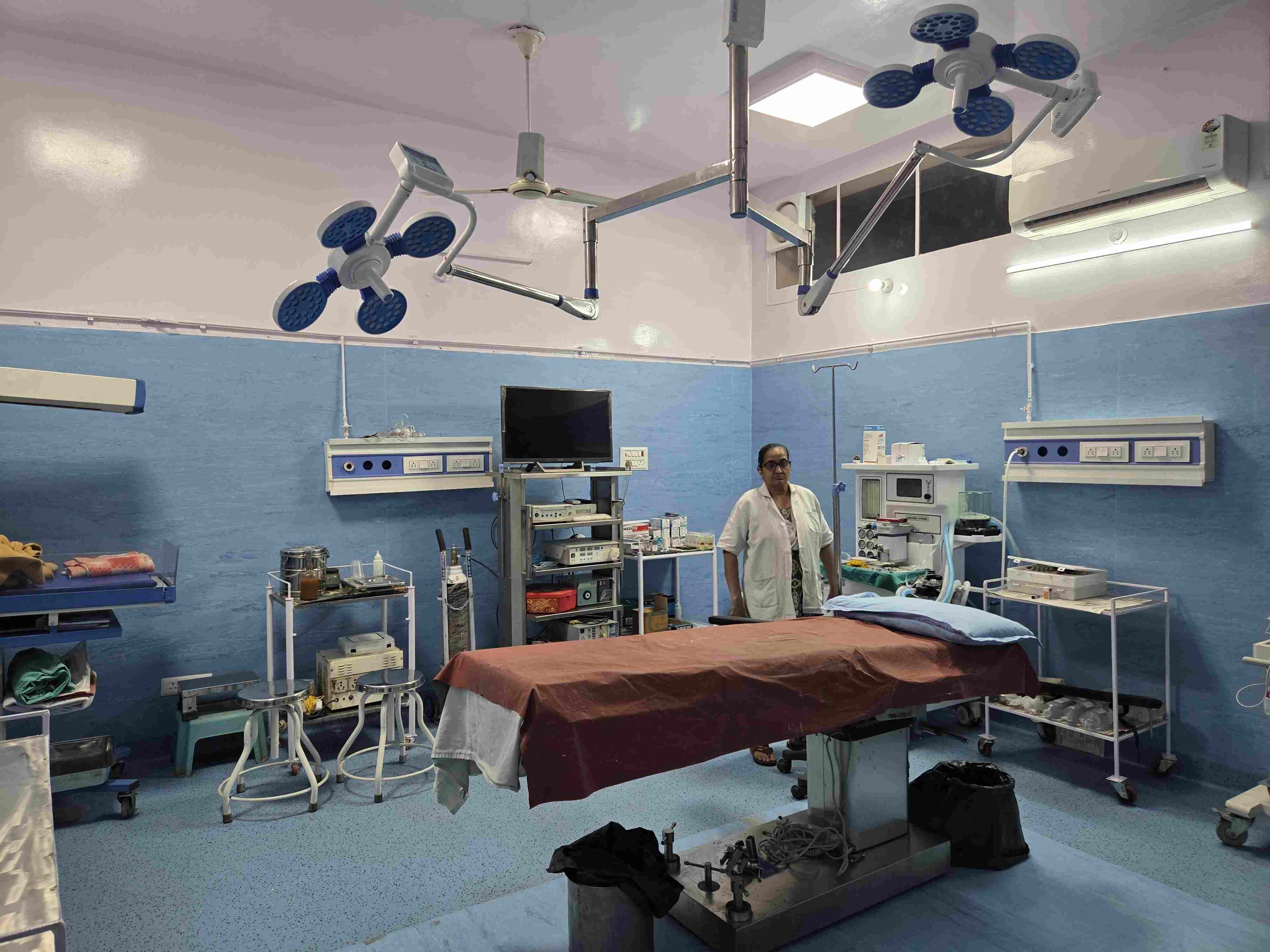 Operation theatre hospital setup